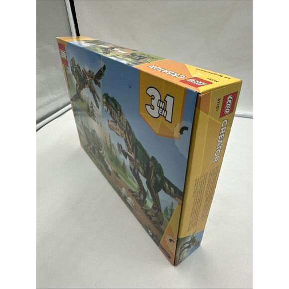 New! LEGO Creator 3-in-1 T. rex Set 31151 Triceratops, Pterodactyl Dinosaurs - Picture 4 of 4